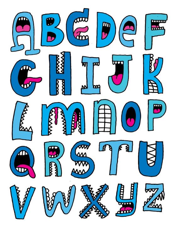 Letras bonitas, tipos, estilos y diseños de letras del abecedario