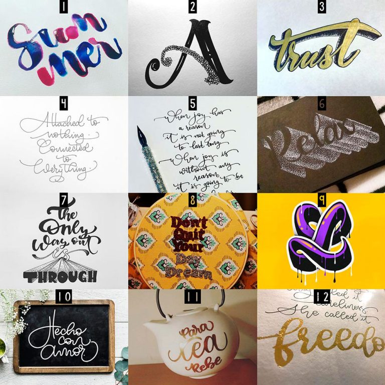 Abecedario En Lettering Tipos Y Estilos Bonitos De Letras 5760