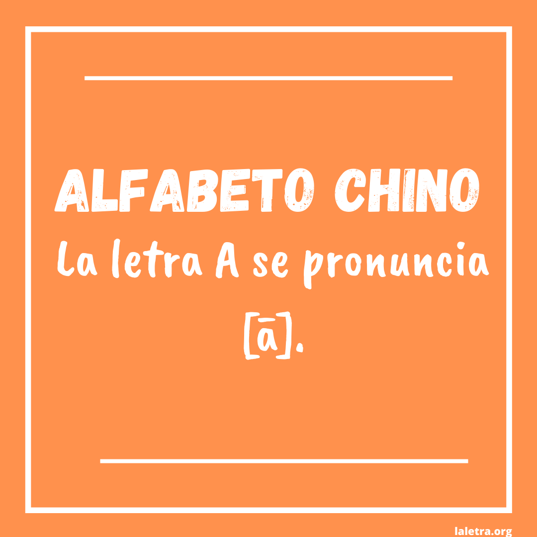 Abecedario Chino Y Su Pronunciación Alfabeto Chino